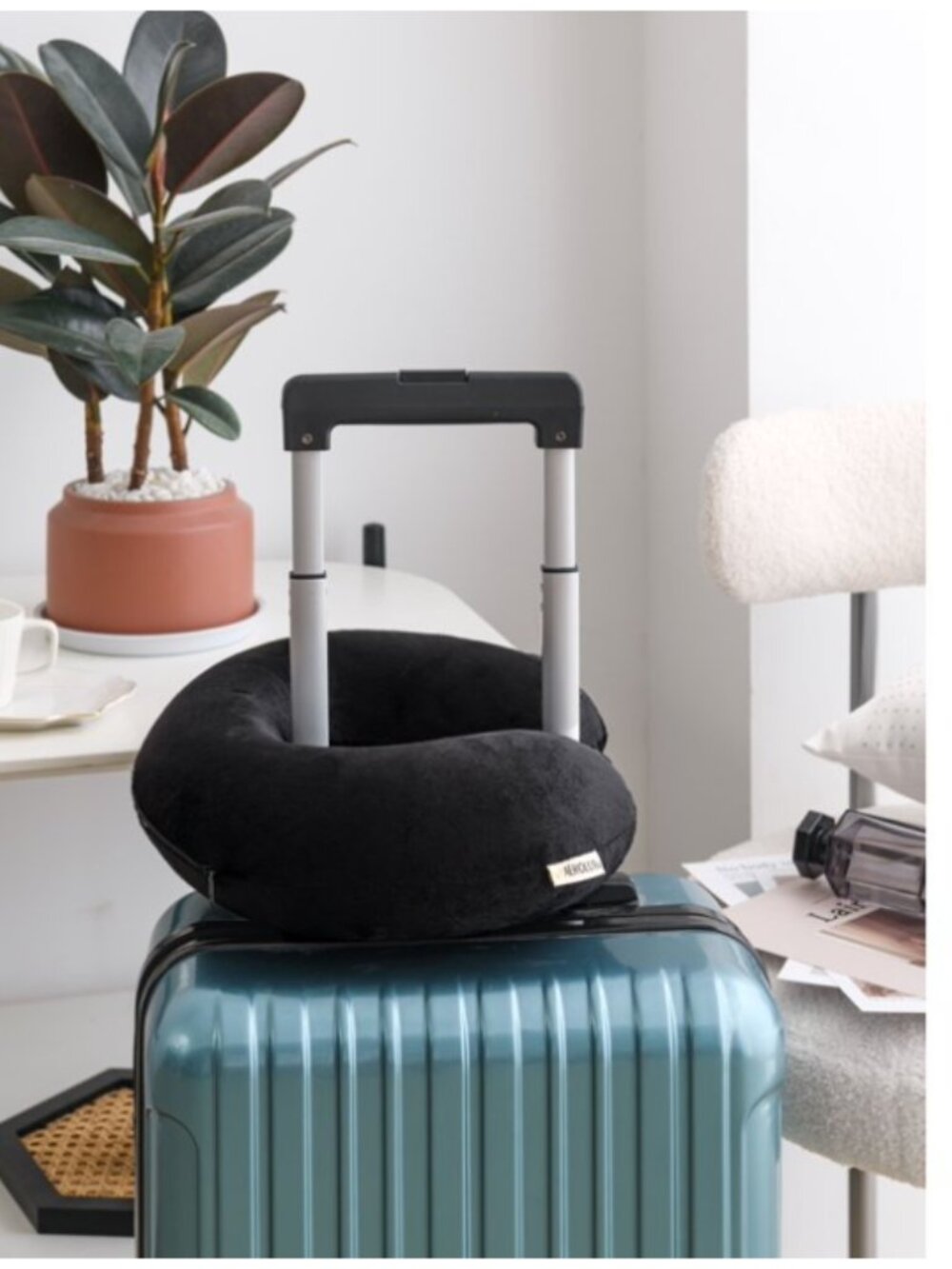 SET OF TWO:  FlyHugz® + BON VOYAGE TRAVEL PILLOWS✈️🧳